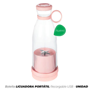 Botella Licuadora Portatil Recargable